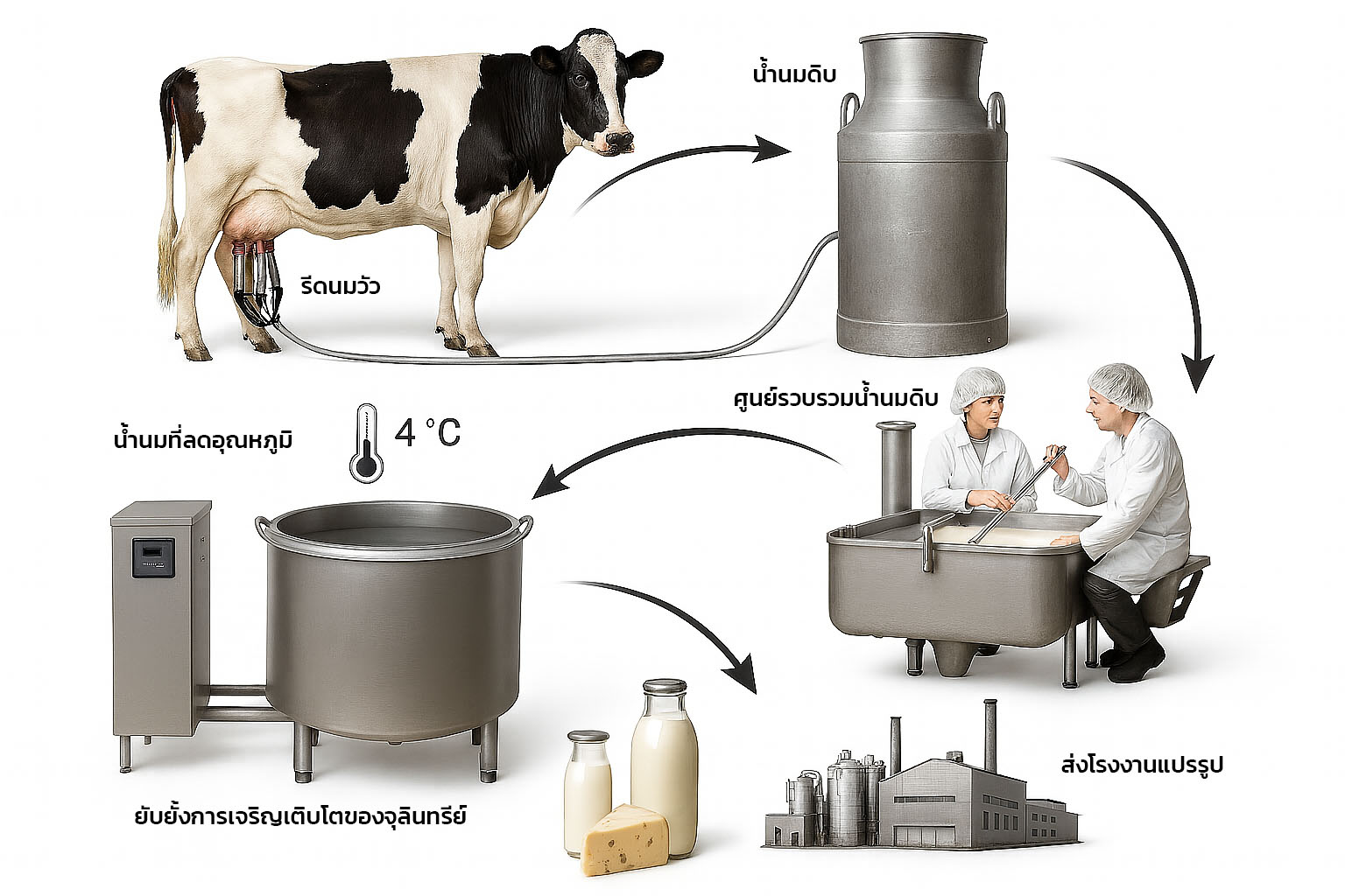 Read more about the article ศูนย์รวบรวมน้ำนมดิบ