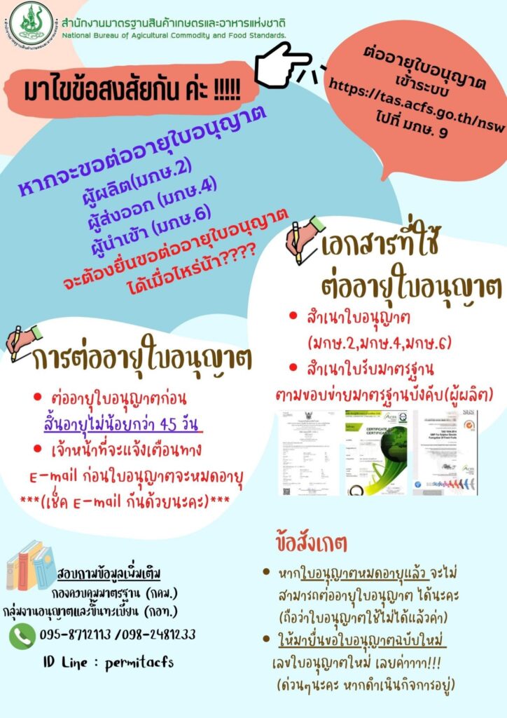 การขอใบอนุญาตผลิต นำเข้า ส่งออก+แจ้งนำเข้า ส่งออก-5